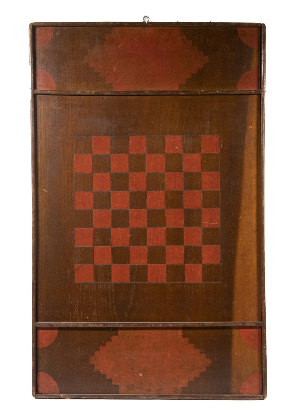 AMERICAN FOLK ART CHECKER/CHESS