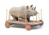 AMERICAN FOLK ART CIRCUS RHINO
