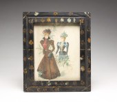 AMERICAN FOLK ART DECORATED FR