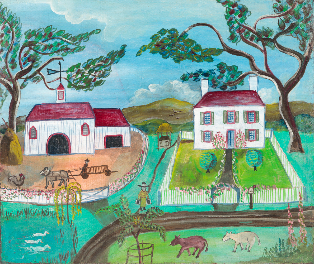 AMERICAN FOLK ART FARMSTEAD