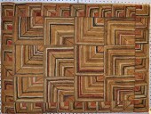AMERICAN FOLK ART GEOMETRIC HO