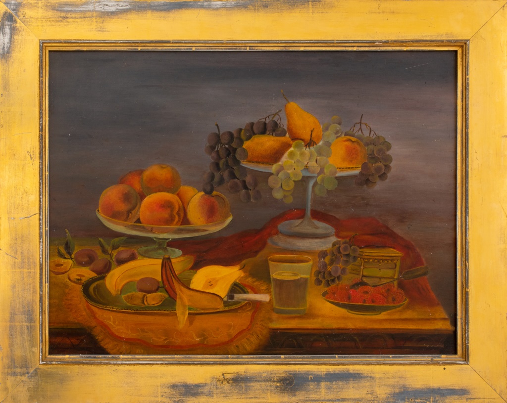 AMERICAN FOLK ART MANNER STILL LIFE