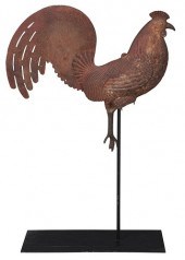 AMERICAN FOLK ART PAINTED CAST