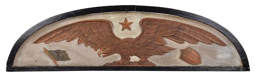 AMERICAN FOLK ART PAINTED EAGLE