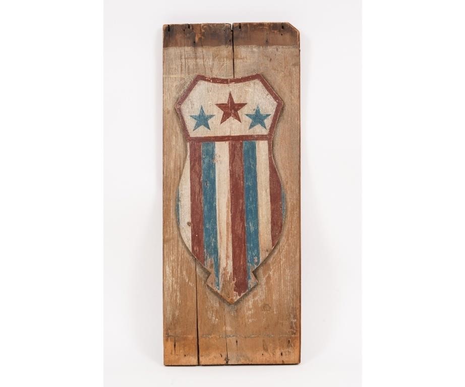 American Folk Art painted wood