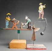 AMERICAN FOLK ART PAINTED WOOD