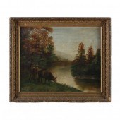 AMERICAN FOLK ART PAINTING OF