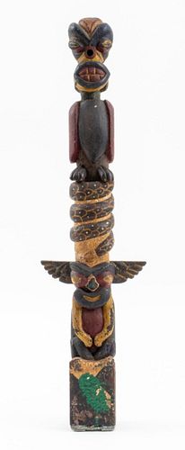 AMERICAN FOLK ART POLYCHROME