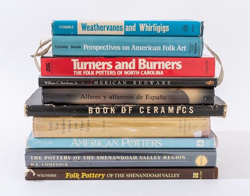 AMERICAN FOLK ART POTTERY BOOKS,