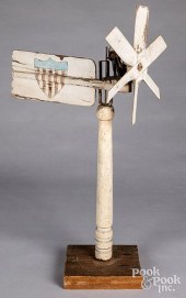 AMERICAN FOLK ART WHIRLIGIG, C