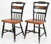AMERICAN FOLK STYLE STENCILED