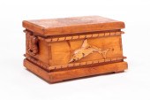 AMERICAN FOLKSY CARVED SEA CHE