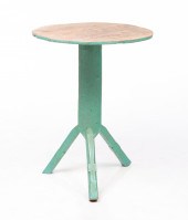 AMERICAN FOLKSY PAINTED TABLE.