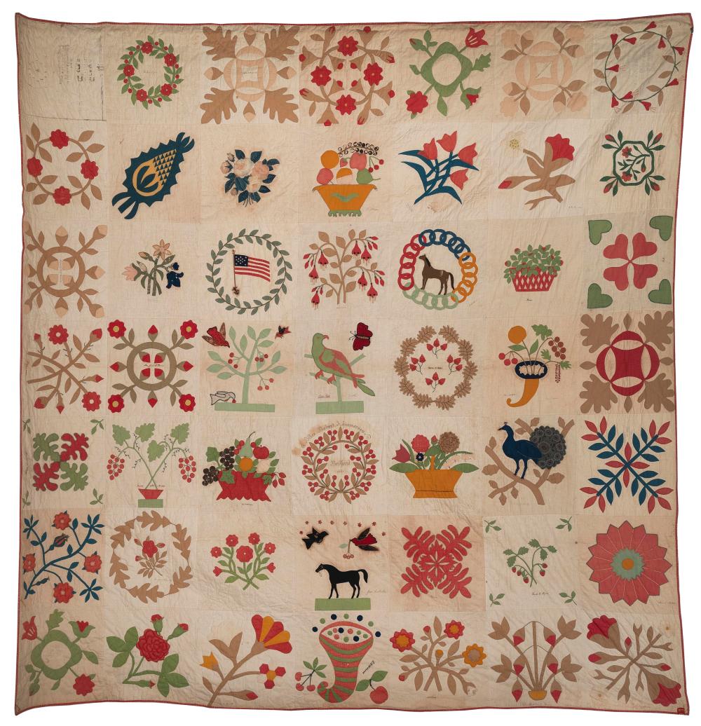 AMERICAN FRIENDSHIP ALBUM QUILT