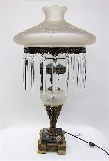 AMERICAN FROSTED GLASS AND GILT