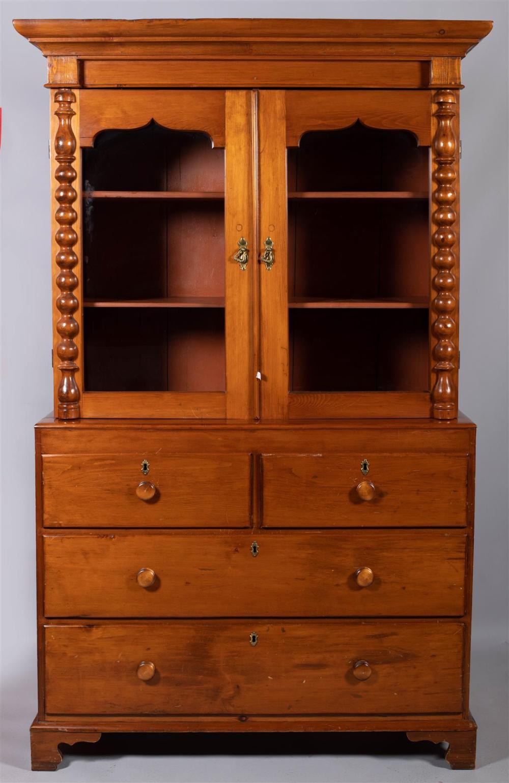 AMERICAN FRUITWOOD CABINET ON