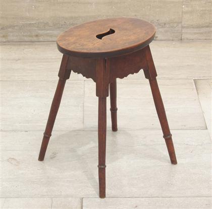 American fruitwood stool    early