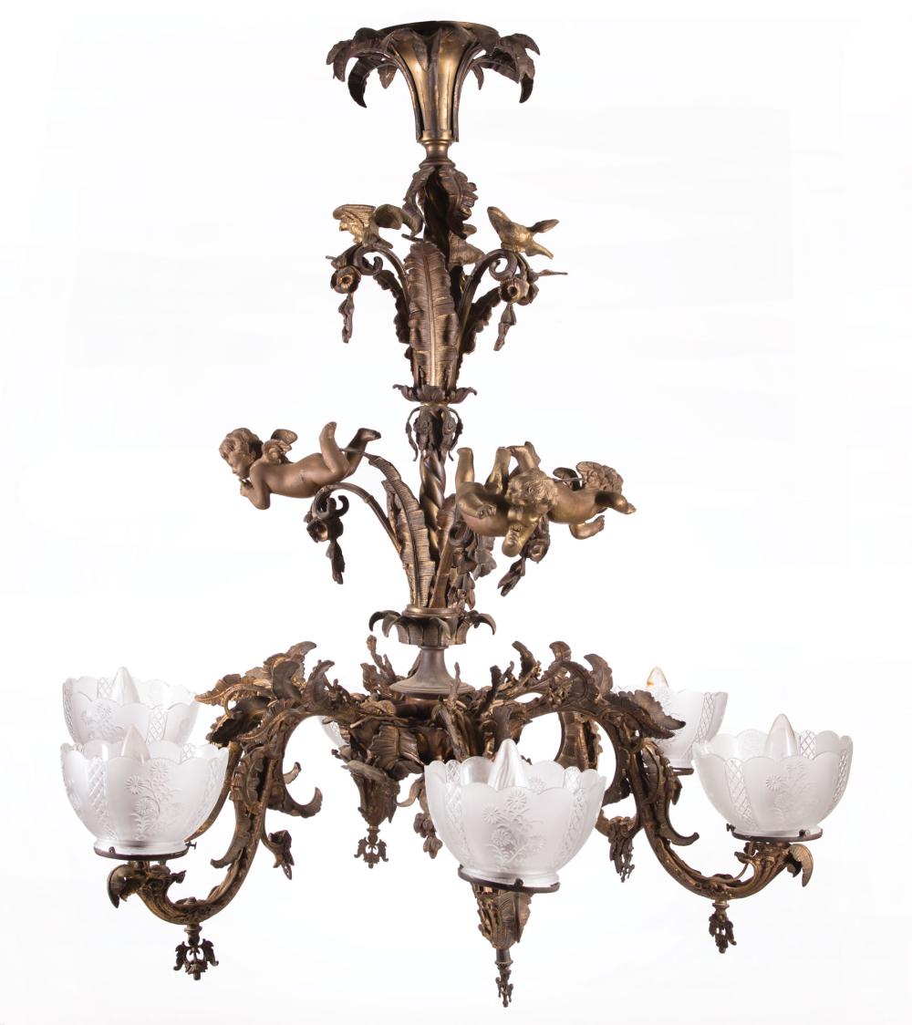 AMERICAN GILT BRONZE FIGURAL