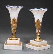 AMERICAN GILT BRONZE, OPALINE