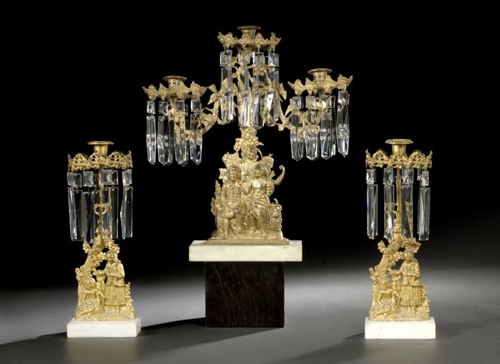 American Gilt-Lacquered Brass,