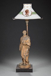 AMERICAN GILT METAL FIGURAL GA
