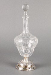 American gilt-silver-mounted c