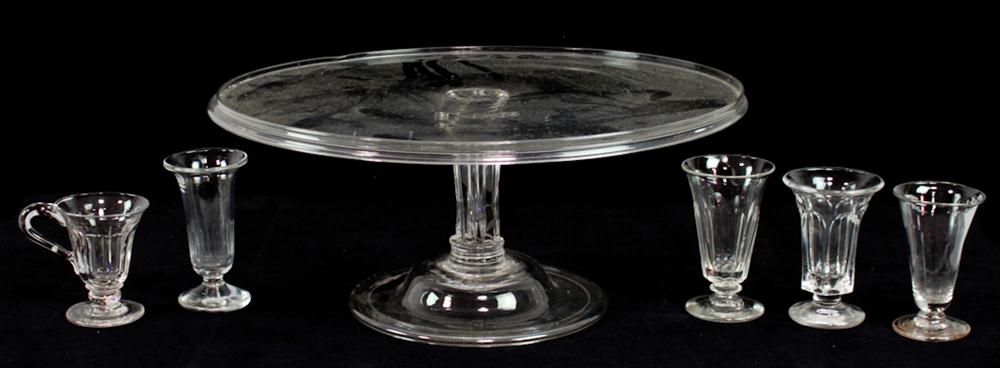 AMERICAN GLASS SYLLABUB STAND