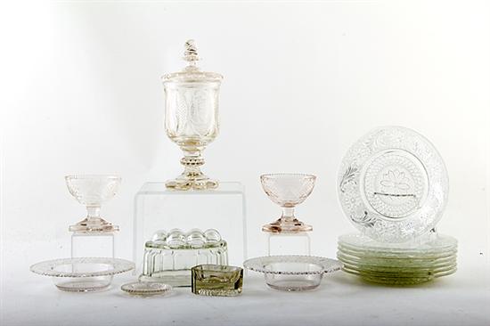 American glass table articles