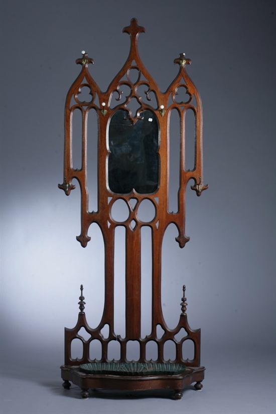 AMERICAN GOTHIC REVIVAL CARVED