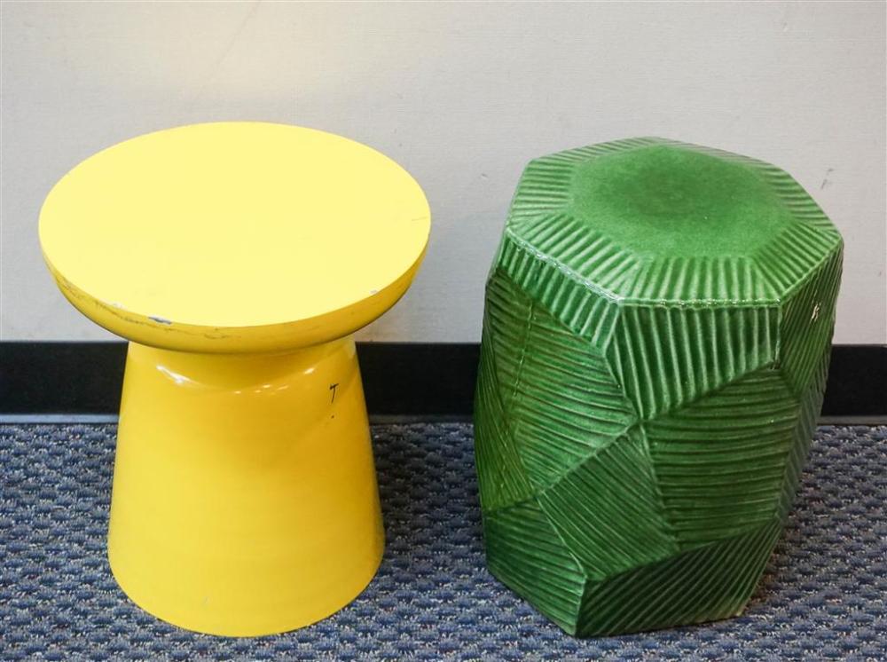 AMERICAN GREEN GLAZED CERAMIC