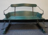 AMERICAN GREEN PAINTED AND BLA