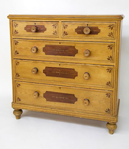 AMERICAN HAND DECORATED AND GRAIN