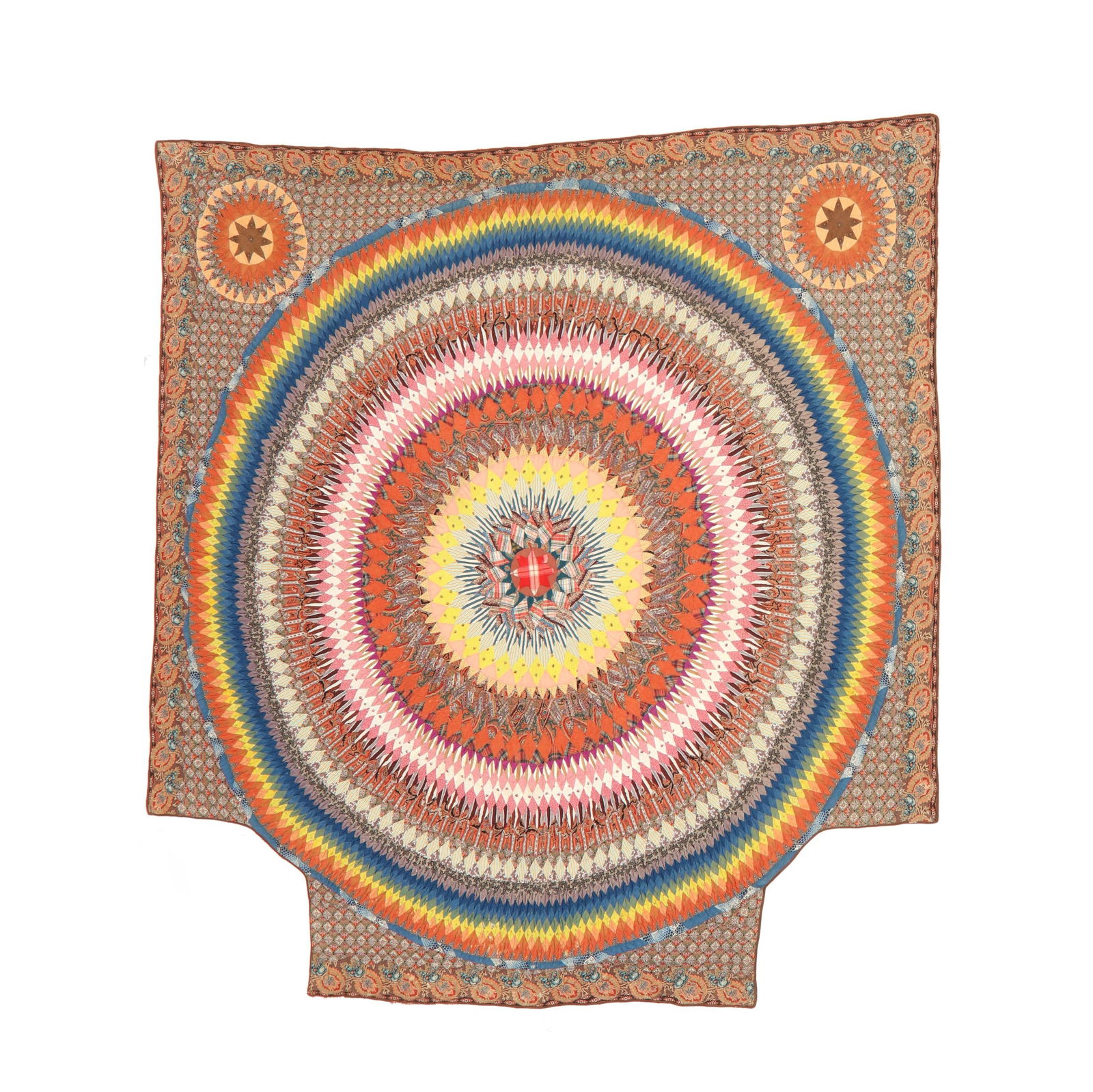 AMERICAN HAND SEWN STAR BURST