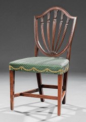 AMERICAN HEPPLEWHITE CARVED MA