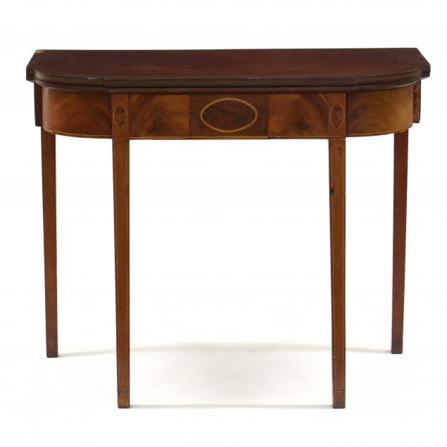 AMERICAN HEPPLEWHITE INLAID GAME