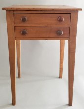 AMERICAN HEPPLEWHITE TWO DRAWE