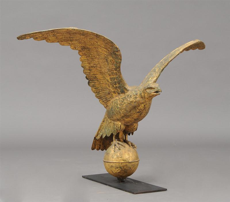 AMERICAN HOLLOW-CAST GILDED-METAL