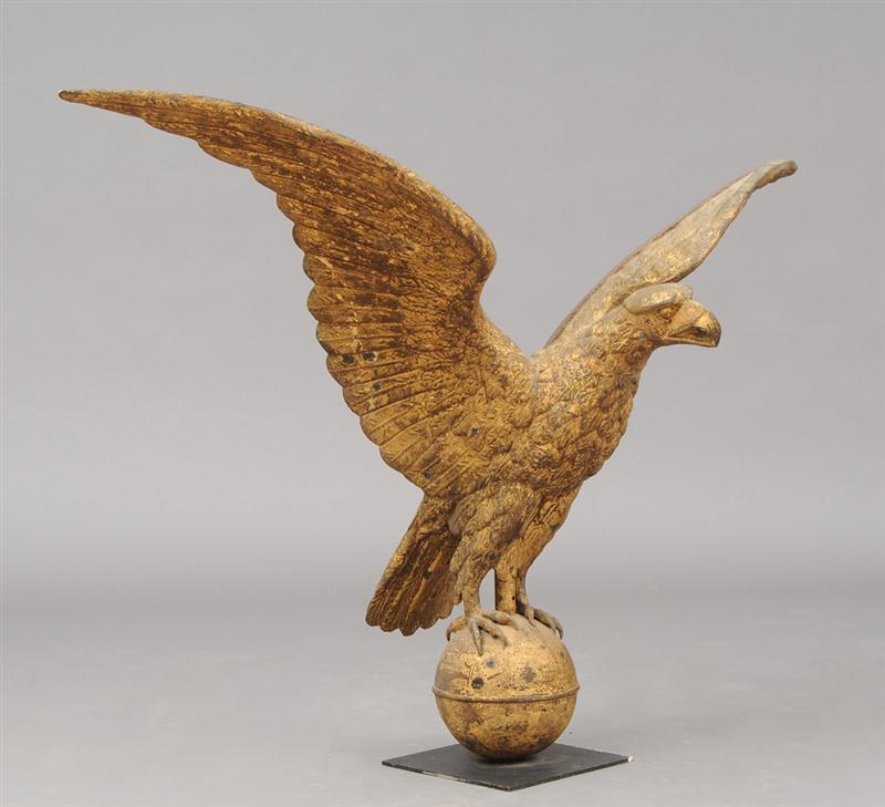 AMERICAN HOLLOW-CAST GILDED-METAL