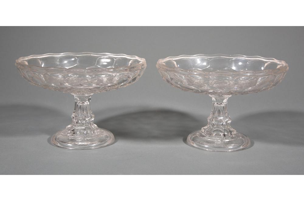 AMERICAN HONEYCOMB PATTERN GLASS