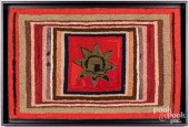 AMERICAN HOOKED RUG STAR IN SQ