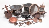 AMERICAN HOUSEHOLD UTENSILS. N