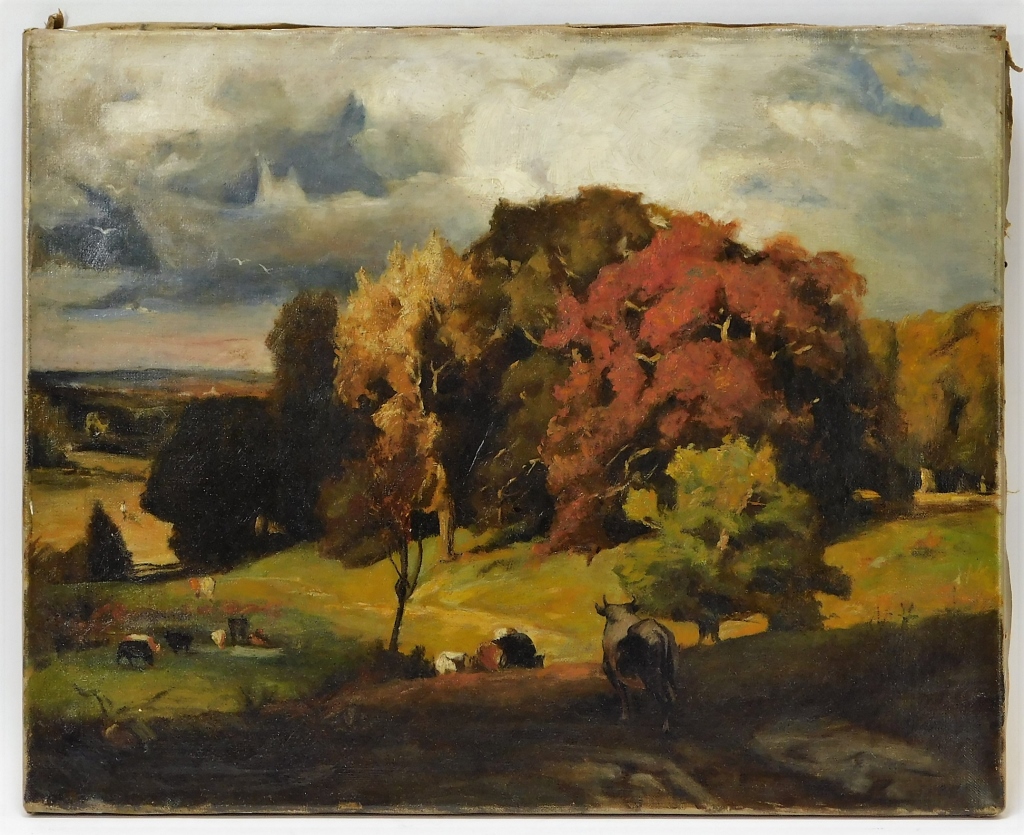 AMERICAN IMPRESSIONIST AUTUMNAL