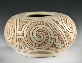 American Indian Clay Pot - sig