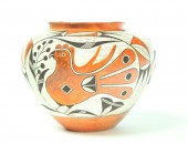 AMERICAN INDIAN POTTERY JAR.