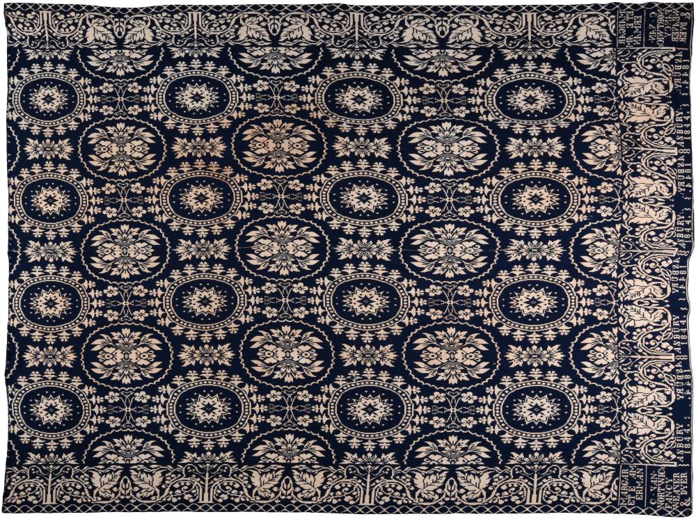 AMERICAN JACQUARD COVERLET BY