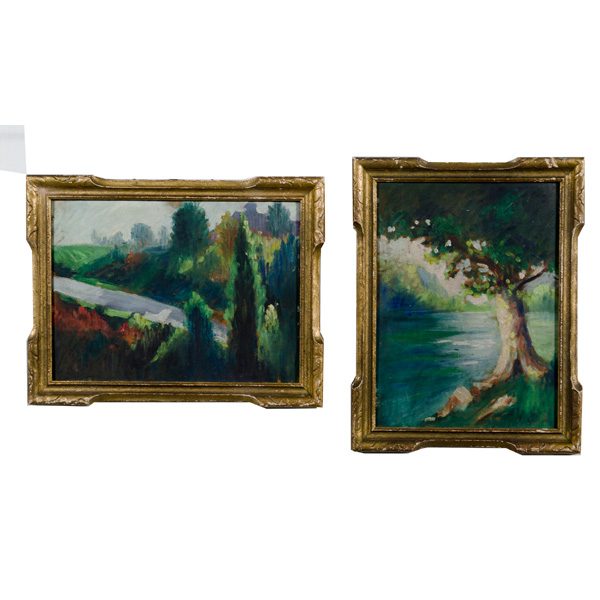 American Landscape Studies Oil on