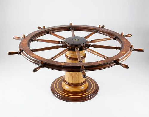AMERICAN LARGE INLAID SHIP'S