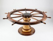 AMERICAN LARGE INLAID SHIP'S W