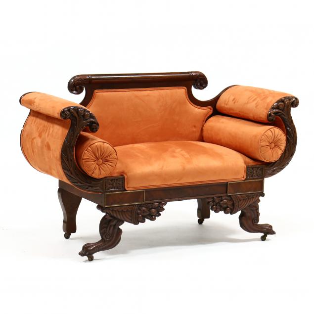 AMERICAN LATE CLASSICAL CARVED