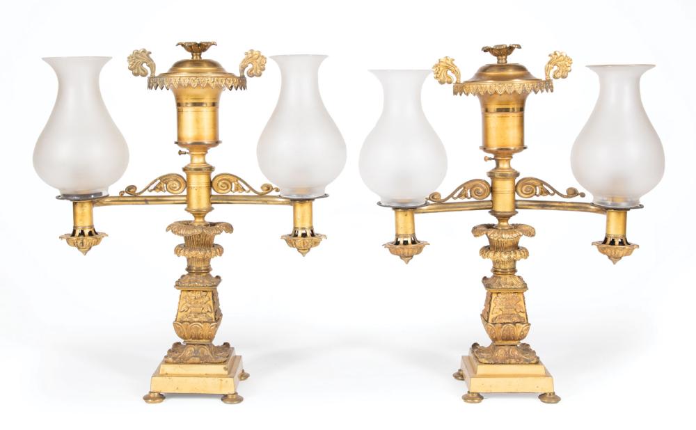 AMERICAN LATE CLASSICAL GILT BRONZE